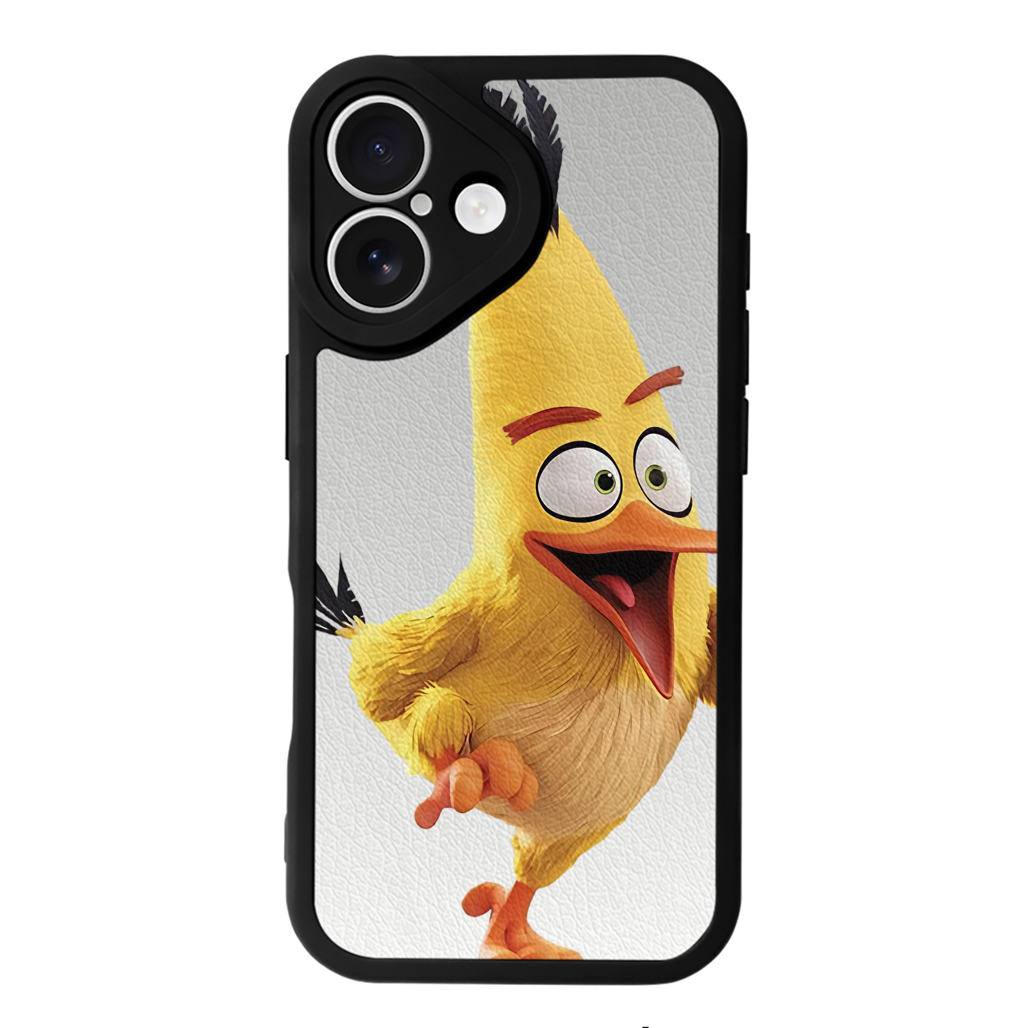 （画像用） Angry Birds アングリーバード 【iPhone 16シリーズ対応】シリコンスマホケース（レザー調） 材質：シリコン